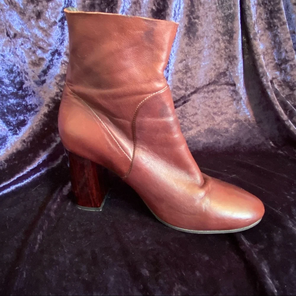 JO MERCER Brown Leather Boots Size 41 (Size 10 Aus) - Picture 6 of 15